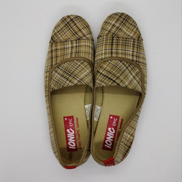 IONIC Yellow Stripes Paris Slip-On Flats SIZE 6.5 - Picture 4 of 8